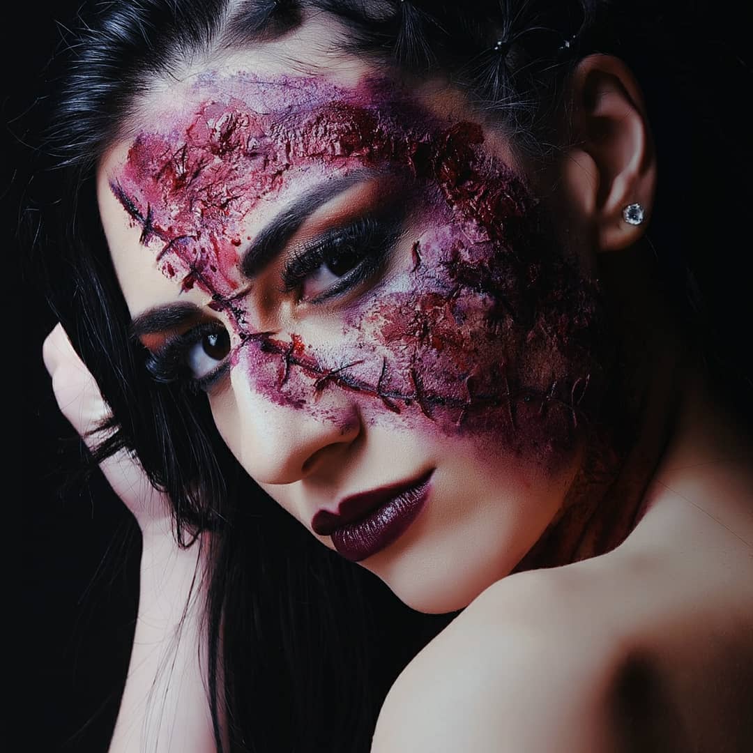 Violet Vella Face Art